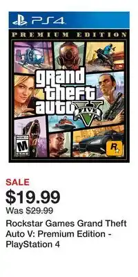 Game Stop Rockstar Games Grand Theft Auto V: Premium Edition - PlayStation 4 offer