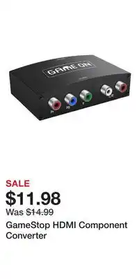 Game Stop GameStop HDMI Component Converter offer