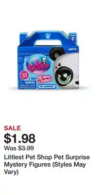 Game Stop Littlest Pet Shop Pet Surprise Mystery Figures (Styles May Vary) offer