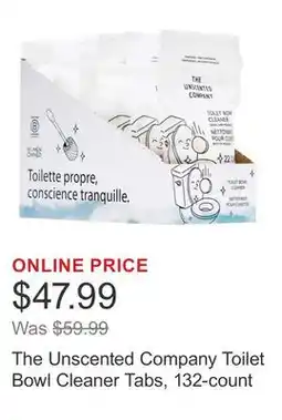 Costco The Unscented Company Toilet Bowl Cleaner Tabs, 132-count offer