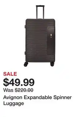 Belk Avignon Expandable Spinner Luggage offer