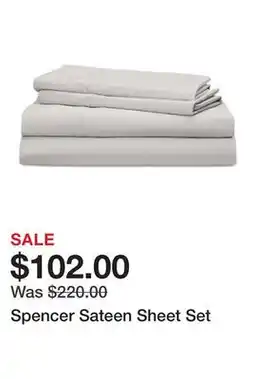 Belk Spencer Sateen Sheet Set offer