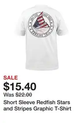 Belk Short Sleeve Redfish Stars and Stripes Graphic T-Shirt offer