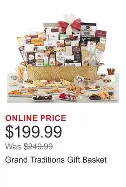 Costco Grand Traditions Gift Basket offer