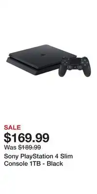 Game Stop Sony PlayStation 4 Slim Console 1TB - Black offer