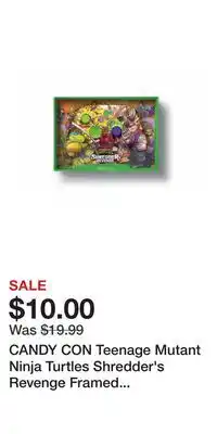 Game Stop CANDY CON Teenage Mutant Ninja Turtles Shredder's Revenge Framed Edition offer