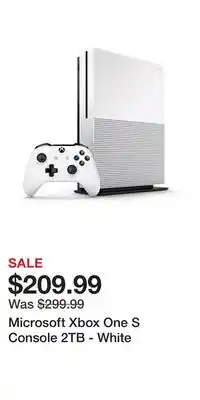 Game Stop Microsoft Xbox One S Console 2TB - White offer