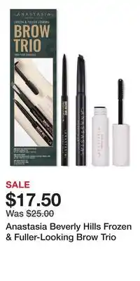 Ulta Beauty Anastasia Beverly Hills Frozen & Fuller-Looking Brow Trio offer