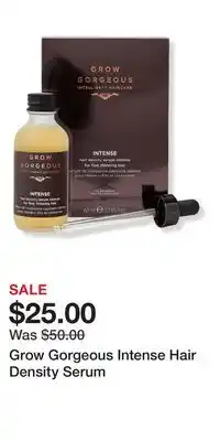 Ulta Beauty Grow Gorgeous Intense Hair Density Serum offer