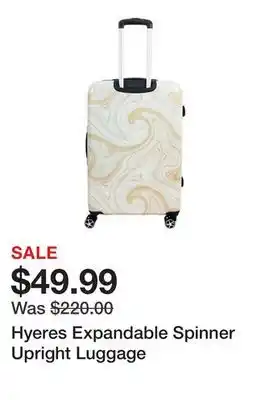 Belk Hyeres Expandable Spinner Upright Luggage offer