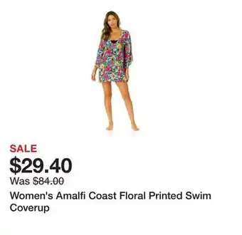 Belk Women's Amalfi Coast Floral Printed Swim Coverup offer