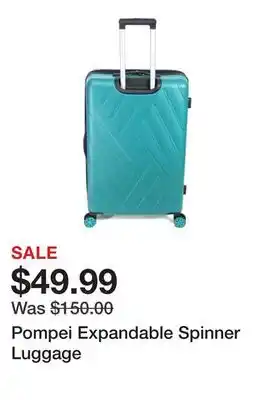 Belk Pompei Expandable Spinner Luggage offer