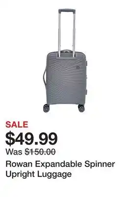 Belk Rowan Expandable Spinner Upright Luggage offer