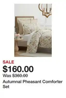 Belk Autumnal Pheasant Comforter Set offer