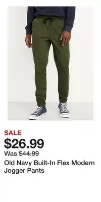 Old Navy Old Navy Built-In Flex Modern Jogger Pants offer