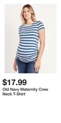 Old Navy Old Navy Maternity Crew Neck T-Shirt offer