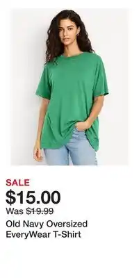 Old Navy Old Navy Oversized EveryWear T-Shirt offer