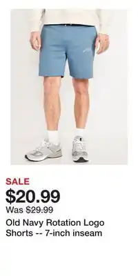 Old Navy Old Navy Rotation Logo Shorts -- 7-inch inseam offer