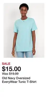 Old Navy Old Navy Oversized EveryWear Tunic T-Shirt offer