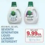 Kings Food Markets Seventh generation liquid laundry detergent offer