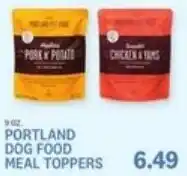 Kings Food Markets Portland dog food meal toppers offer