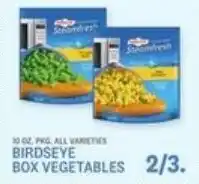 Kings Food Markets Birdseye box vegetables offer