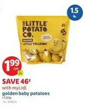 Lidl golden baby potatoes offer