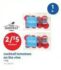 Lidl cocktail tomatoes on the vine offer