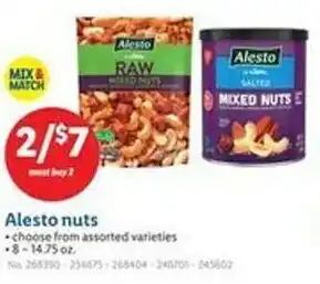 Lidl Alesto nuts offer