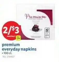 Lidl premium everyday napkins offer