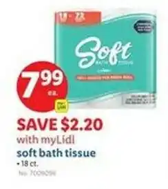 Lidl soft bath tissue offer