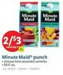 Lidl Minute Maid punch offer