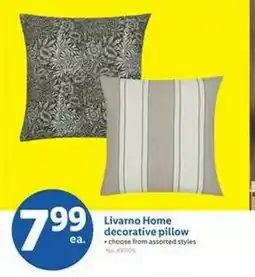 Lidl Livarno Home decorative pillow offer