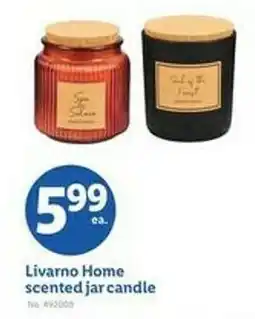 Lidl Livarno Home scented jar candle offer