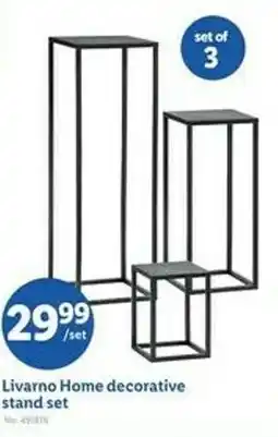 Lidl Livarno Home decorative stand set offer