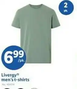 Lidl Livergy men's t-shirts offer