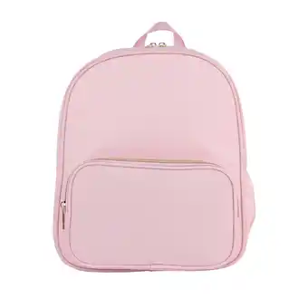 Walmart Hello Hobby Nylon Backpack, Customizable Travel Book Bag for Crafts, School, and Everyday Use, Pink offer