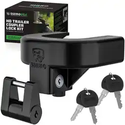 Walmart Rhino USA Automotive Hitch Lock Kit - Trailer Coupler HD - 2 5/16 & 1/4 - Secure & Reliable! offer