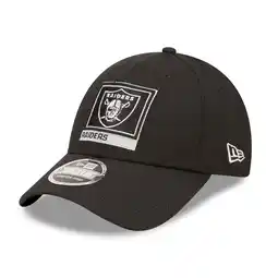 Walmart Men's New Era Black Las Vegas Raiders Framed AF 9FORTY Snapback Hat offer