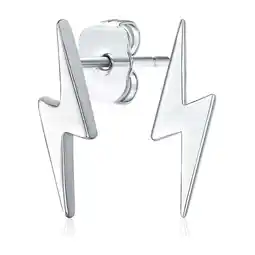 Walmart Bling Jewelry Womens Tiny Lightning Bolt Stud Earrings in Sterling Silver offer