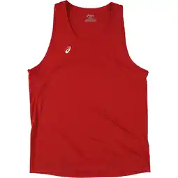 Walmart ASICS Mens Rival II Tank Top, Red, XX-Small offer