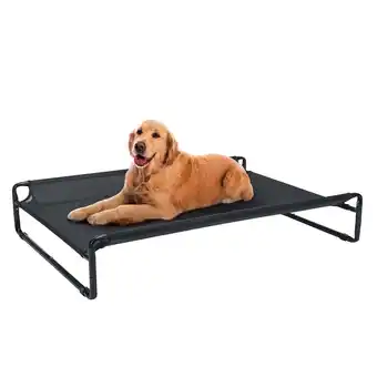 Walmart Veehoo Original Cooling Elevated Dog Bed, Raised Dog Cot with Washable Mesh, Large, Black offer