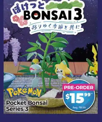 Showcase US Pokémon Pocket Bonsai 3 offer