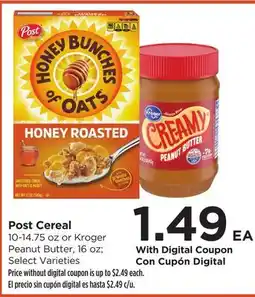 Food 4 Less Post Cereal offer