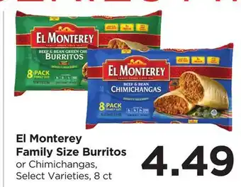 Food 4 Less El Monterey Family Size Burritos offer