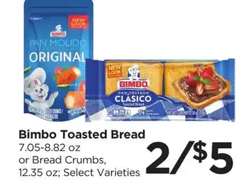 Food 4 Less Bimbo Toasted Bread offer