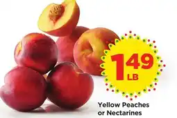 Food 4 Less Yellow Peaches or Nectarines offer