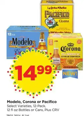 Food 4 Less Modelo, Corona or Pacifico offer