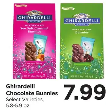 Food 4 Less Ghirardelli Chocolate Bunnies offer