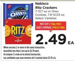 Food 4 Less Nabisco Ritz Crackers offer